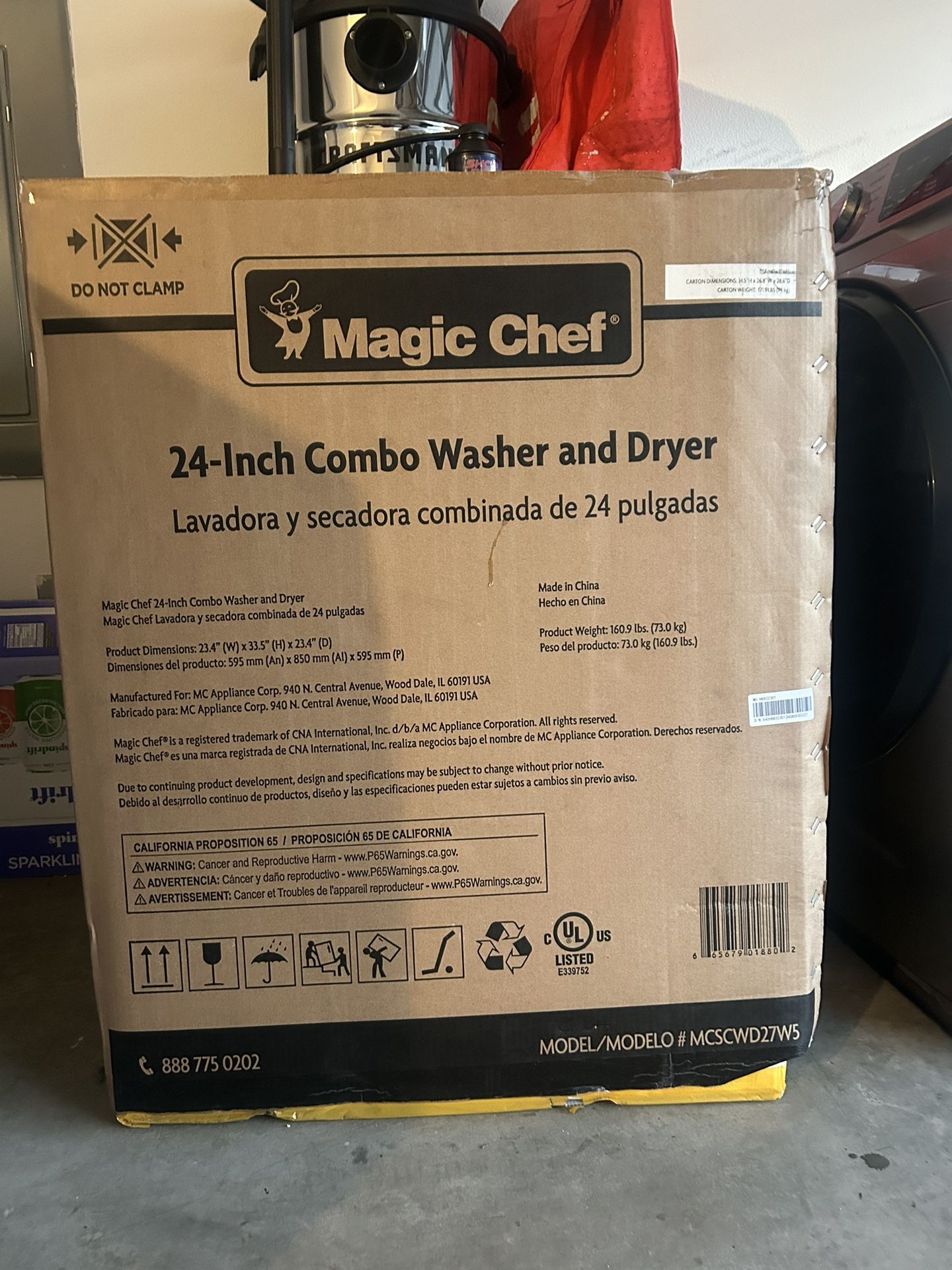 Magic Chef Combo Washer And Dryer Any Time Delivery 🚚 