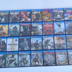 Play Station 4 Games 