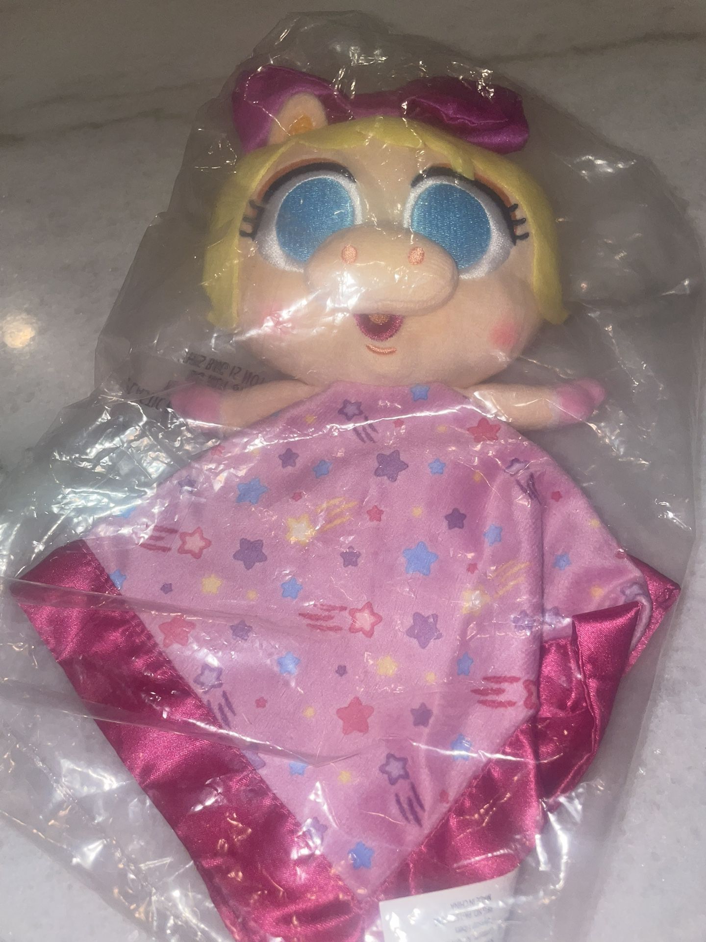 New Miss Piggy Muppets Baby Lovey Toy Disney Jr 