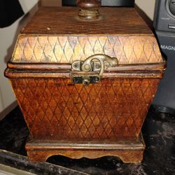 Antique basket container