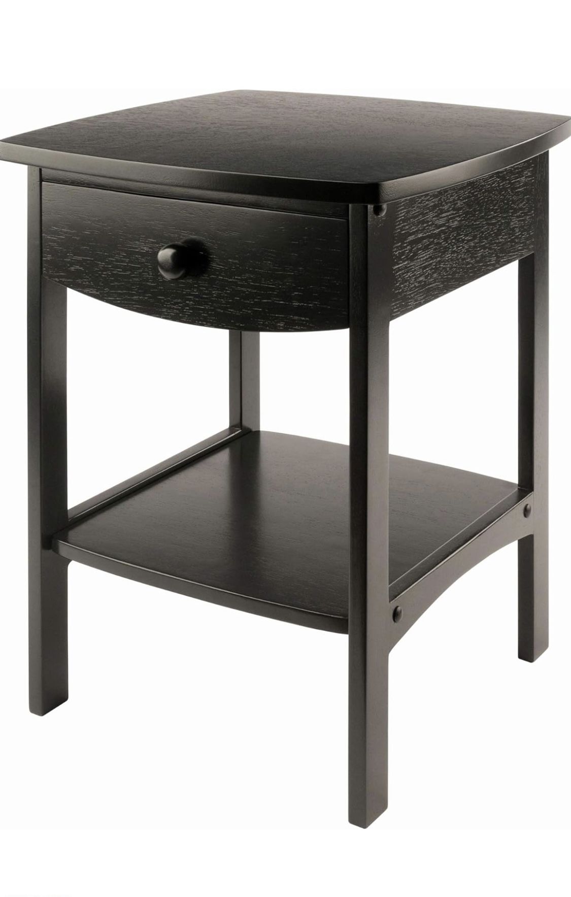 Winsome Claire Accent Table, 18 in, Black