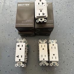 Brand New Square Outlets (TR, GFI, Regular) 11 Count (READ DESCRIPTION)