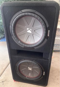 Kicker CompR Dual Subwoofer Box