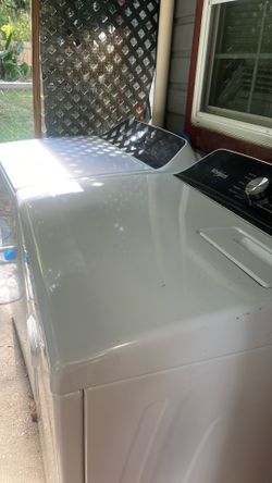 Whirlpool digital washer and dryer