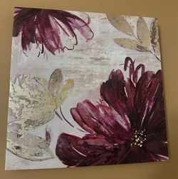 Floral Canvas Wall Art