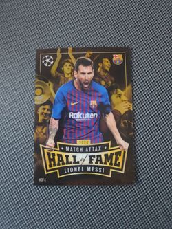 2024 Topps Chrome Match Attax Rare Lionel Messi  Argentina World Cup