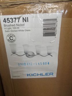 Kichler 4-Light 32" Vanity Bathroom Light in Brushed Nickel