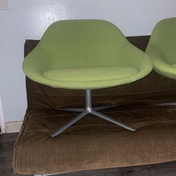 3 Swivel Lounge Chairs