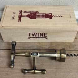 Twine Chateau Corkscrew in Wooden Box just $15 