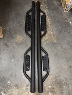 2007 To 2018 Chevy Silverado GMC Sierra Extended Cab Nerf Drop Side Steps Estribos Escalones 