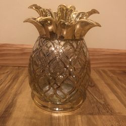 Beautiful Pineapple Candle Holder With Candle