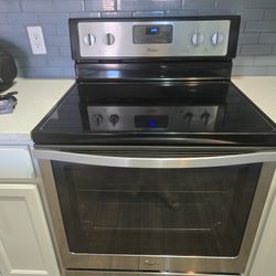 WHIRLPOOL GLASS TOP STOVE 