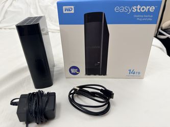 WD EasyStore 14TB External Storage Harddrive HDD