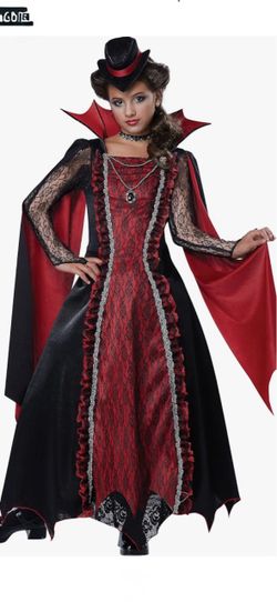 California Halloween Costumes Girls Vampire Costume Medium 8-10