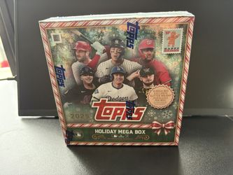 2025 Topps Baseball Holiday Mega Box: Sealed (100 Cards)