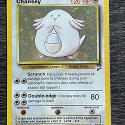 Chansey Pokemon Holo