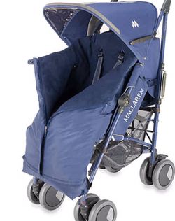 MacLaren universal footmuff blue (stroller not included)