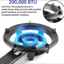  High Pressure Burner - EXTREME HIGH HEAT OUTPUT 200,000 BTU