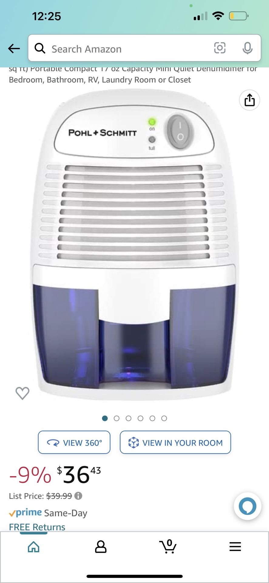 Mini Dehumidifier