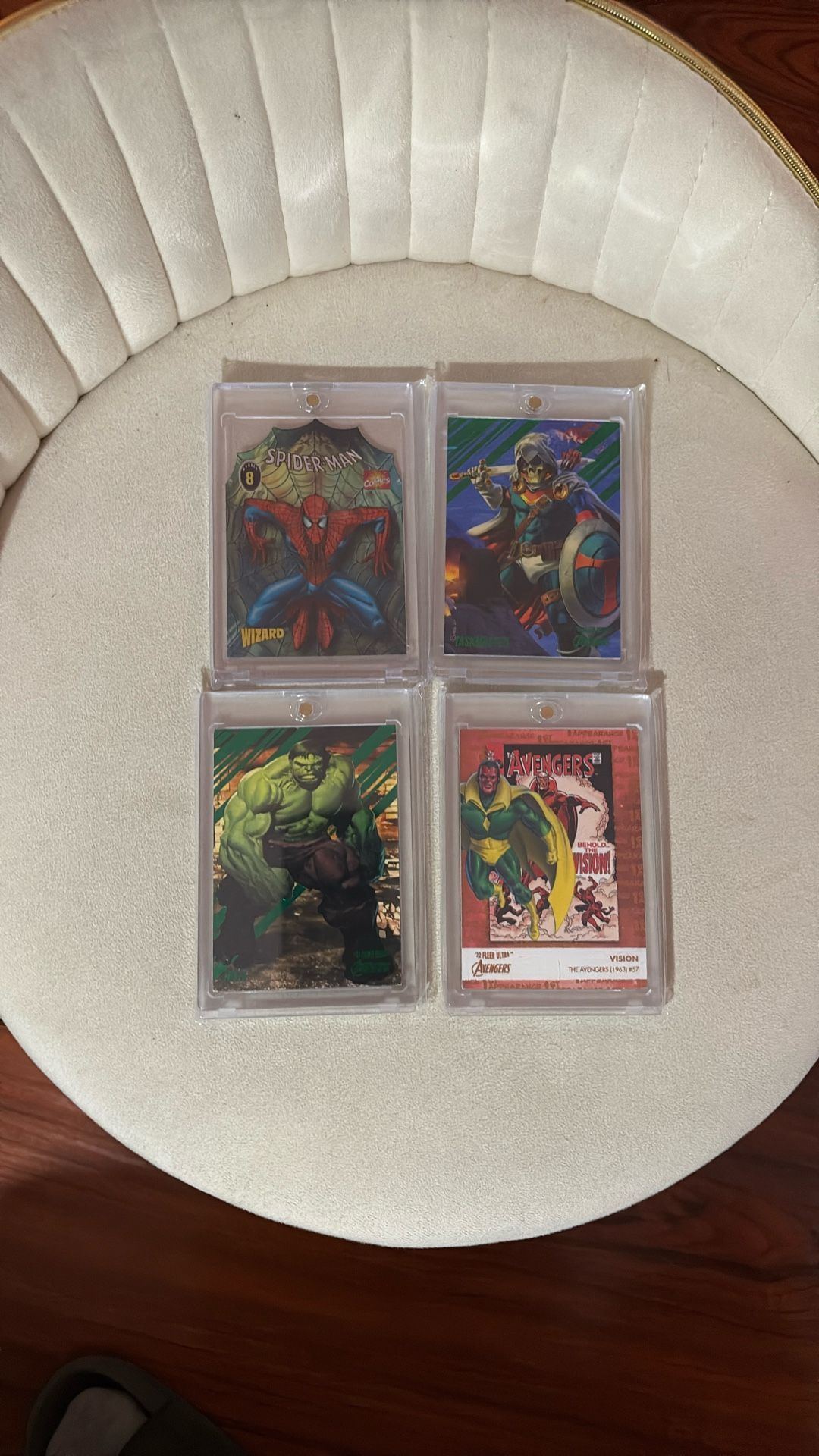 5 Marvel Cards $20 