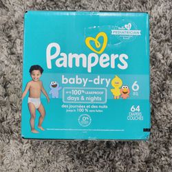 Pampers baby dry size 6