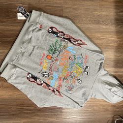Grey Chrome hearts hoodie