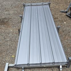 10ft x 3ft galvanized and painted metal roof panels side panels