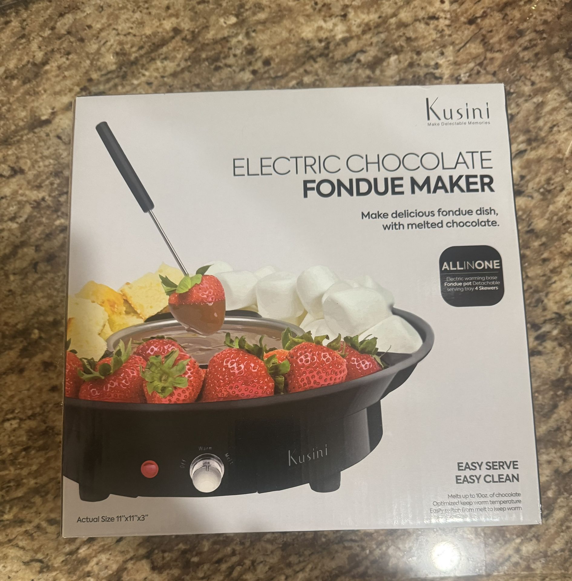 Electric Chocolate Fondue Maker By Kisumu