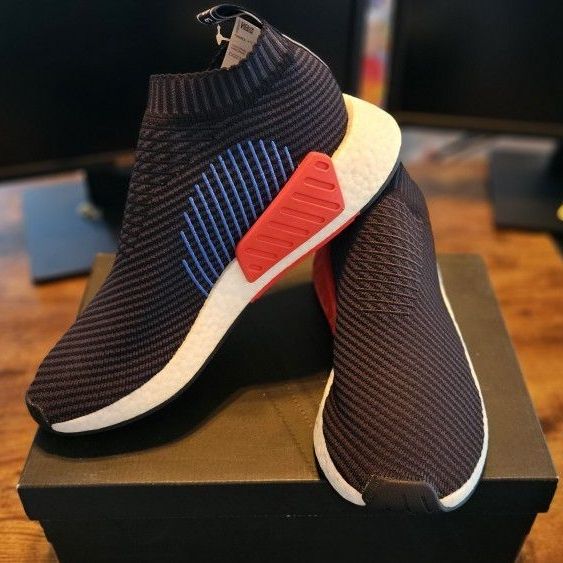 Adidas NMD CS2 Core Black Red Solid Size 10 US Men s for Sale in Los Angeles CA OfferUp