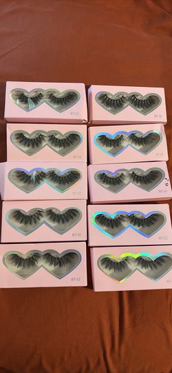 10 pack long eye lashes