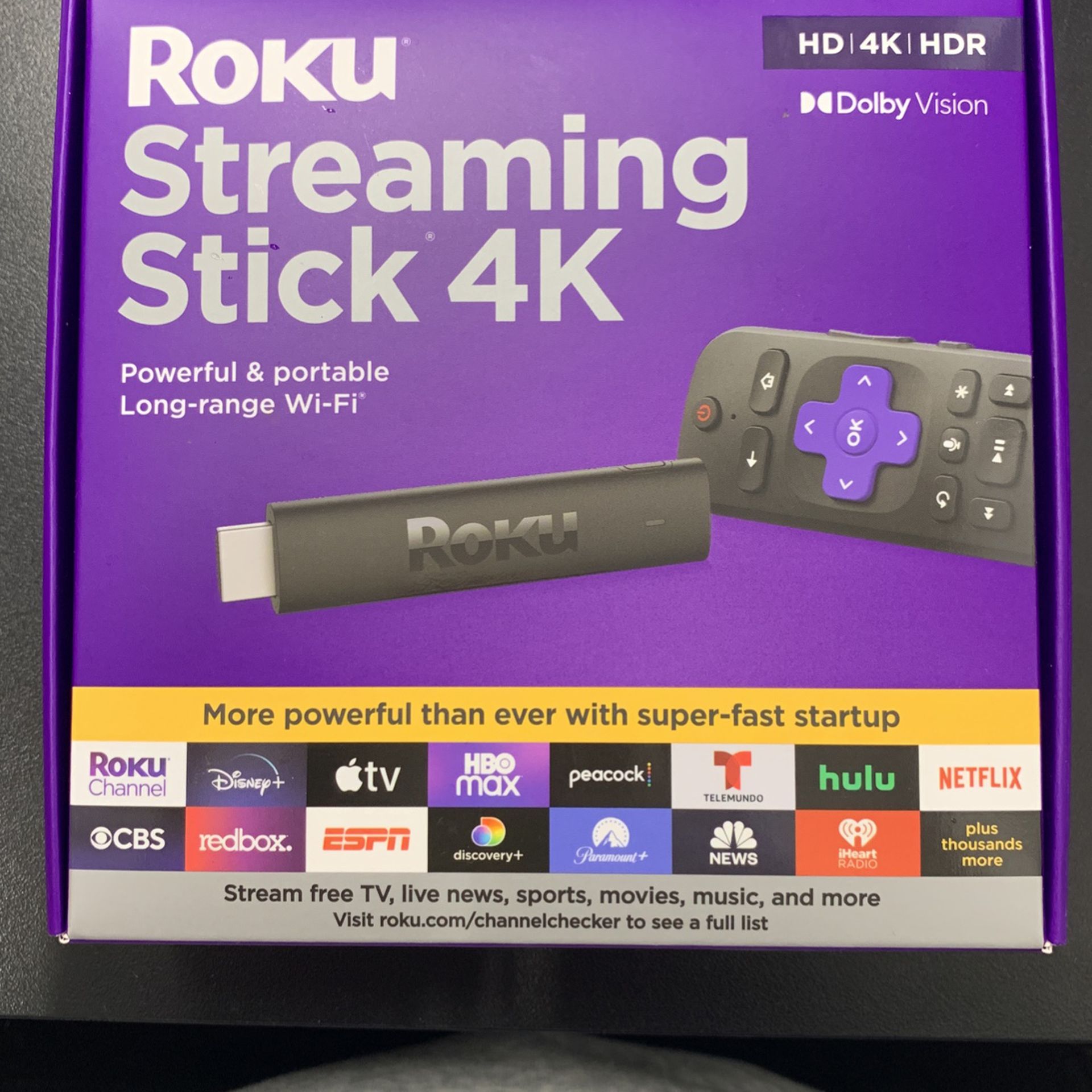 Roku Streaming stick 4k