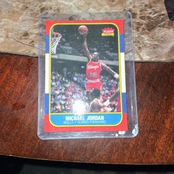1986 Fleer Michael Jordan Rookie Card
