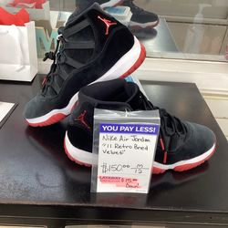 Jordan Retro 11 Bred Velvet Sz. 12