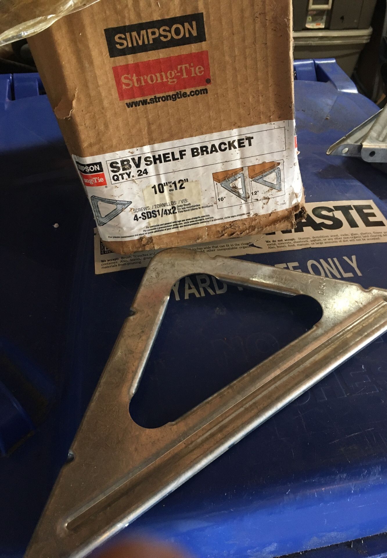 Simpson strong tie shelf brackets