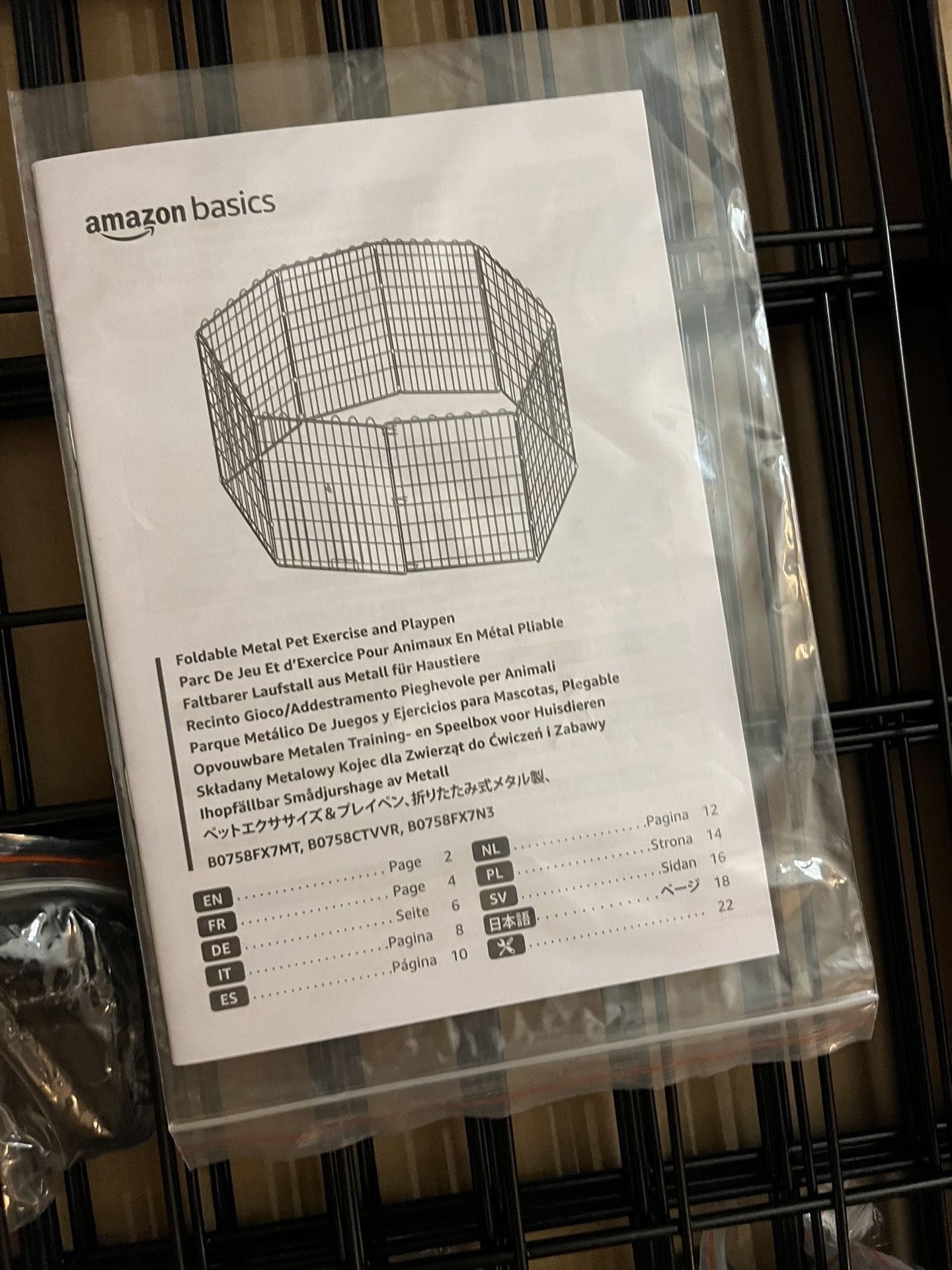 Small Dog Pen 24”