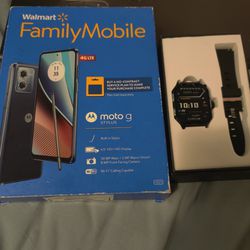 Moto G Stylus + Android/iOS Smart Watch