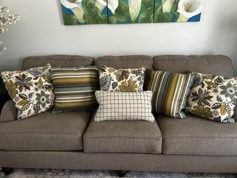 Indoor/outdoors Coordinated Throw Pillows