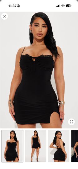 black dress