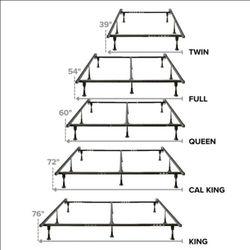 Premium Universal Metal Bed Frame