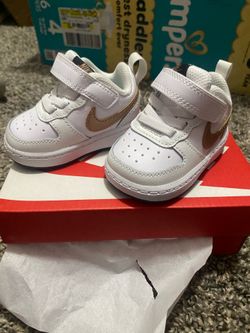 Nike court borough low 2 baby shoes