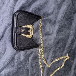 BLACK VERSACE COUTURE MINI BAG (AUTHENTIC)
