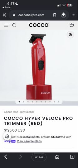 red coccos trimmers