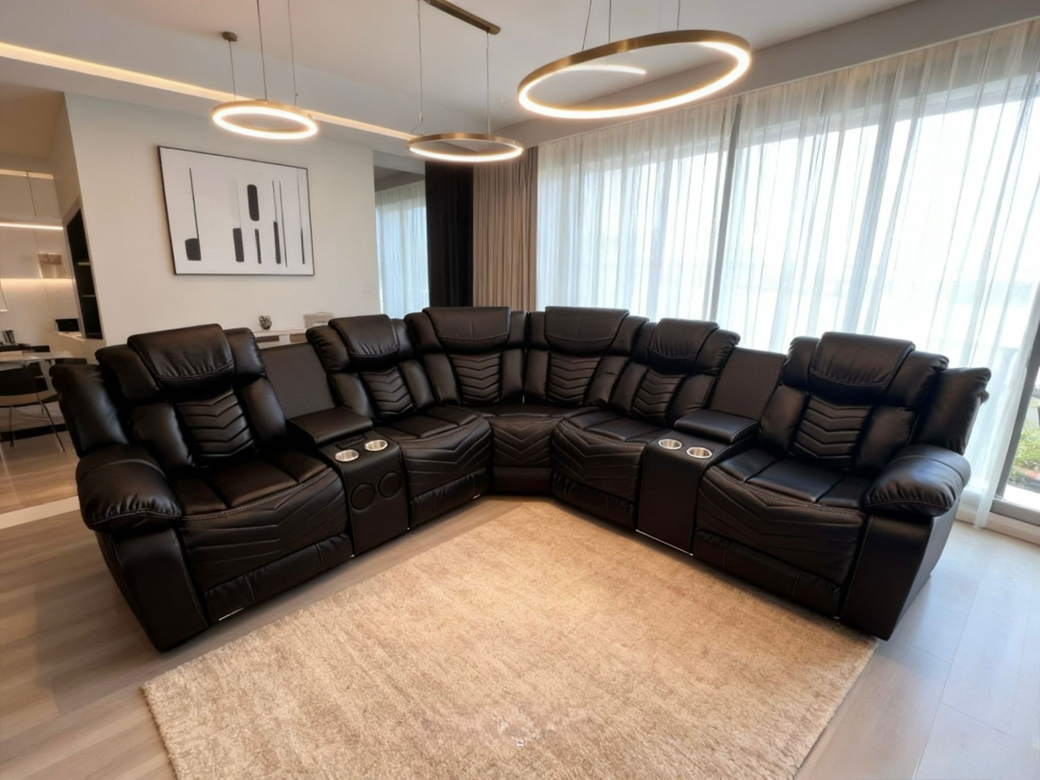 Brand New Power Reclining Sectional Sofa - Sofa Seccional Reclinable Nuevo a Estrenar 🚚