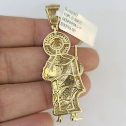 10k Gold chain +pendant