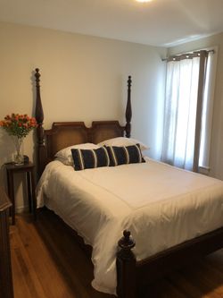 Bed frame and Dresser - American Drew