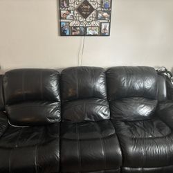 Leather Couch Set