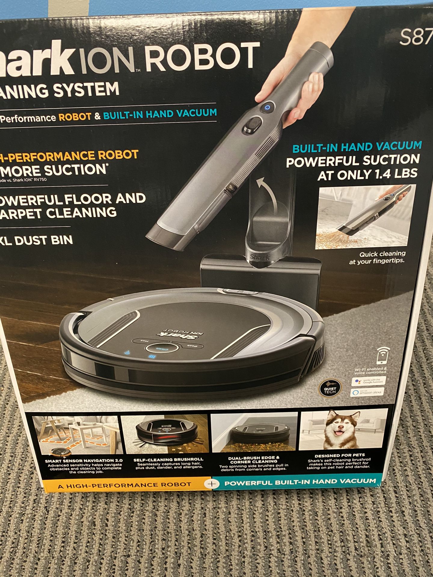 Shark-ION Robot Cleaning system & Hand vacuum
