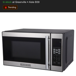 Black and Decker Microwave