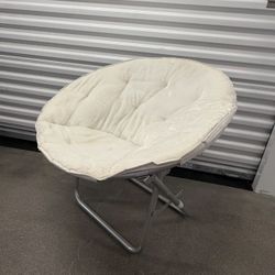 White Fur Hammock Chair 