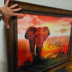 Elephant Picture Frame – Moving Sale, Great Price!